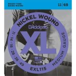 Daddario exl115 jeu de cordes pour guitare lectrique en nickel - jazz rock - 11 - 14 - 18 - 28 - 38 ...
