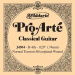 Corde de guitare classique - daddario - j4504 - nylon multifilament - tirant normal - son chaud Corde de guitare classique - daddario - j4504 - nylon multifilament - tirant normal - son chaud