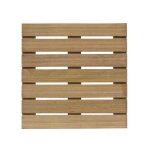Dalle en bois mixte exotique 50x50x2. 4cm Dalle en bois mixte exotique 50x50x2. 4cm