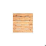 Dalle de jardin en m�l�ze huil� 50 x 50 cm