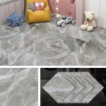 Dalles lino sol adhesif livelynine 30x30cm marbre gris r�sistant � labrasion