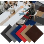 Dalles de moquette autocollantes feutre aiguillet fin scene marron 40 x 40 cm