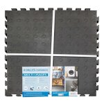 Dalles pvc clipsables 1m� imperm�ables - lot de 4 dalles