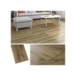 Dalles de sol autocollantes pvc - livelynine - ch�ne naturel - 90x15cm - lot de 18 - imperm�ables