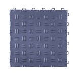 Dalles de sol de garage embo�tables - duoku - 12 x 12 - lot de 50 - antid�rapantes - noir