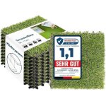 Dalles de terrasse lot de 11 pièces gazon synthétique 30 x 30 cm - 1 m² Dalles de terrasse lot de 11 pièces gazon synthétique 30 x 30 cm - 1 m²