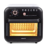 Dam friteuse � air sans huile 1800w 18l. double plateau avec fen�tre de visualisation. 405x355x37 cm. ...