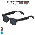 Dam lunettes intelligentes g1 avec ia et cam�ra. traduction avec ia enregistrement vid�o lecture de musique. ...