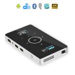 Dam mini vid�oprojecteur led portable c6 dlp. batterie rechargeable 30 � 120 pouces. m�moire 32go. 145x8x18 ...