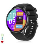 Dam smartwatch zw63 avec appels bluetooth thermom�tre glucose dans le sang et couronne multifonction. ...