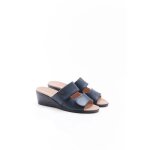 Damart - mules piedical � ouverture totale - marine
