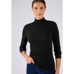 Damart - sous - pull col montant maille ctele thermolactyl et soie - noir