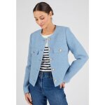 Damart - veste en tweed - bleu