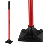 Dame carr�e de ma�on 20x20cm - dameuse de sol en acier - 5kg - compactage sable terre pour niveler le ...