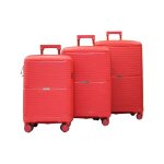 Daniel hechter ? set de 3 valises 36 66 et 102l red monaco