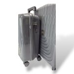 Daniel hechter - set 3 valises polypropylenne - 8 roues pivotantes - incassable - anthracite