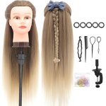 Dansee meibr tte d39entranement 66 71 cm 100 fibre synthtique avec pince pour tressage marron marron ...