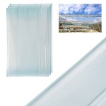 Daromigo 3pcs plaque de couverture ondul� transparent l. 90 x l. 160 cm ep. 2 mm couverture (accessoires ...