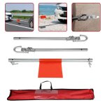 Daromigo barre de remorquage barre de remorquage s�cu auto et sac tool max. 2000 kg avec 3pcs - 18m barre ...