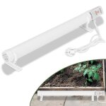 Daromigo chauffage pour serre radiateur tubulaire tubulaire - fixation murale ou au sol installation ...