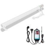 Daromigo chauffage pour serre radiateur tubulaire fixation murale ou au sol avec rgulateur de temprature ...