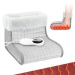 Daromigo chauffe - pieds massant doublure ultra - doucet�l�commande filairegris clair chaufferette electrique ...