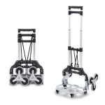 Daromigo diable monte escalier 70kg avec plateau pliable avec ch�ssis en acierargent desserte mecanicien ...