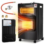 Daromigo pole  gaz - lectricit avec adaptateur europe brleur cramique infrarouge chauffage  gaz ...
