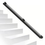 Daromigo rampe descalier main courante escalier fixation murale 120cm interieur exterieur intrieur & ...