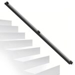 Daromigo rampe descalier main courante escalier fixation murale 180cm interieur exterieur intrieur & ...
