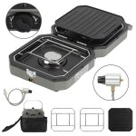 Daromigo r�chaud � gaz 2 flammes cuisini�re gaz de camping portable pour la cuisine en plein air bbq ...
