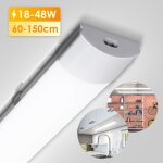 Daromigo r�glette led 150cm - 48w - ip65 - blanc - 6000k - int�rieur - luminaire plafonnier pour atelier ...
