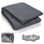 Daromigo tapis de tente respirant 300x500cm tapis de sol camping ext�rieur pour auvent et caravane bleu ...