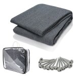 Daromigo tapis de tente respirant 300x600cm tapis de sol camping ext�rieur pour auvent et caravane bleu ...