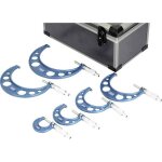 Dasqua 4111 - 8215 set de micromtres avec mesure de contrle 0 - 150 mm din 863