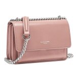 David jones - petit sac bandoulire femme - mini besace cuir pu rigide - sac chanes port epaule - pochette ...