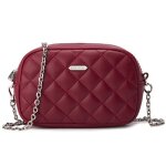 David jones - petit sac bandoulire matelass femme - mini sac chanes port epaule simili cuir pu - ...