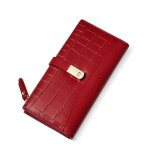 David jones - portefeuille compagnon grande capacit femme - porte - monnaie long simili cuir pu porte ...