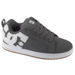 Dc shoes court graffik ? baskets homme cuir gris lacets excellent amorti pour skate