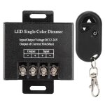 Dc12 - 24v 30a 720w 3 touches rf variateur sans fil tlcommande variateur de lumire contrleur