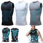 Debardeur amincissant 3 pi�ces chemise de compression gilet gainant chemise sans manches fa�onnante ionique ...