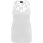 D�bardeur femme - urban classics - loose - dentelle - 100% coton - blanc