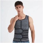 Debardeur gainant sans coutures ecelen pour homme - protection de la taille et amincissement du ventre ... Debardeur gainant sans coutures ecelen pour homme - protection de la taille et amincissement du ventre ...
