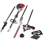 Dbroussailleuse thermique 4 en 1 scheppach 52cc (dbrousailleuse lagueuse taille - haies coupe - bordures) ...
