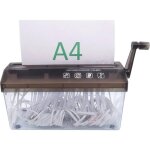 Déchiqueteuse de papier a4 - destructeur de documents portable manuel pour bureau École maison Déchiqueteuse de papier a4 - destructeur de documents portable manuel pour bureau École maison