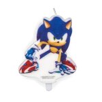 Dcos et animations - ningbo party supplies - bougie danniversaire sonic prime 9 cm