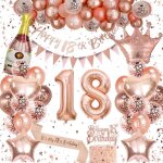 Deco anniversaire 18 ansor rose decoration anniversaire 18 ans femme18 ans ballons anniversaire deco ... Deco anniversaire 18 ansor rose decoration anniversaire 18 ans femme18 ans ballons anniversaire deco ...