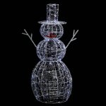 Bonhomme de neige lumineux extérieur h120cm 200 led + transfo feeric lights & christmas Bonhomme de neige lumineux extérieur h120cm 200 led + transfo feeric lights & christmas