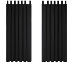 Deconovo lot de 2 rideaux occultants isolants thermique anti froids rideaux de la cuisine moderne 132x160cm ...