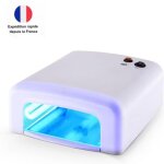 Lampe uv pour ongles - decopine - 36w - minuterie 120s - 4 tubes 9w - polyvalente